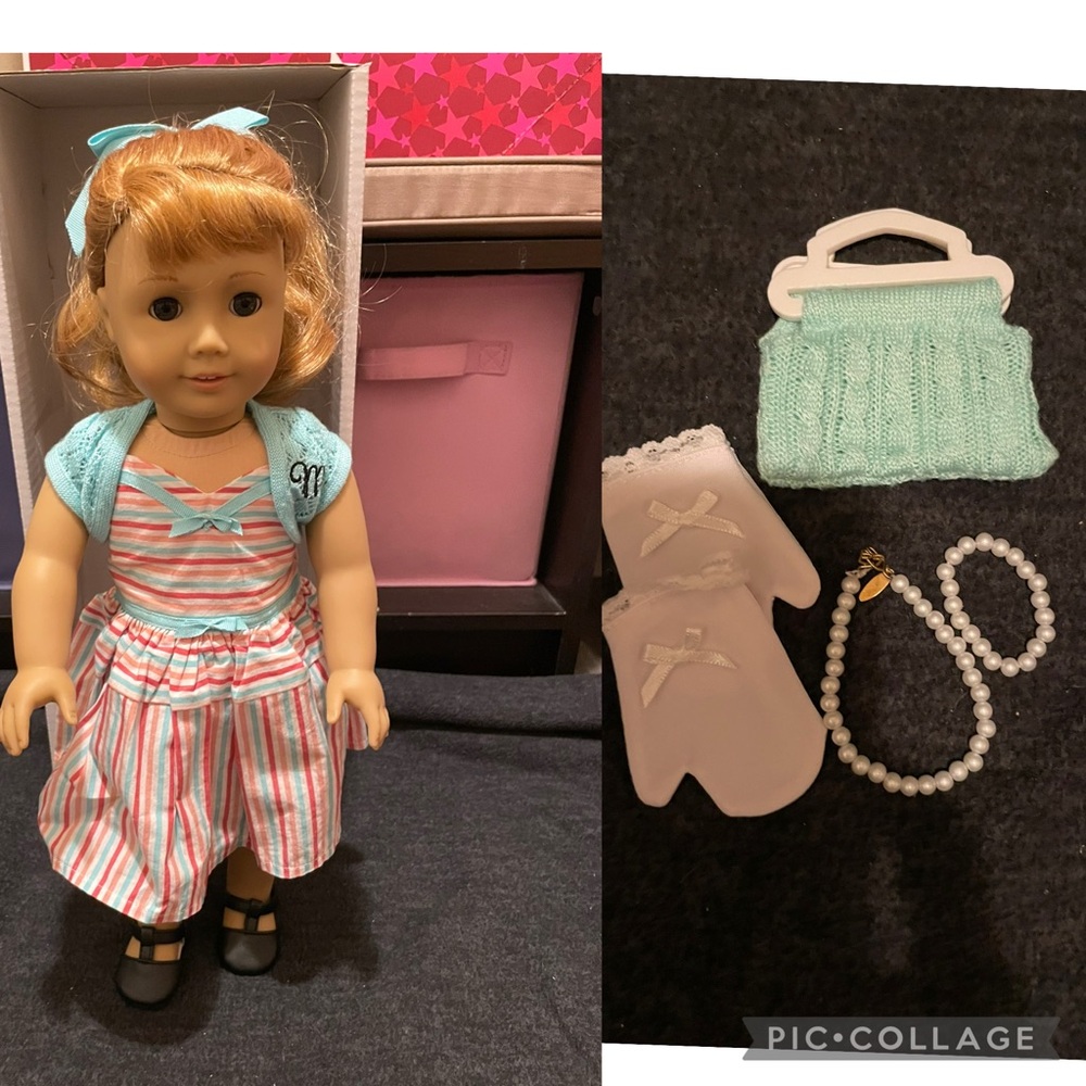 2015 American Girl Doll MARYELLEN with BOOK and 1st Edition MEET ACCESSORIES
